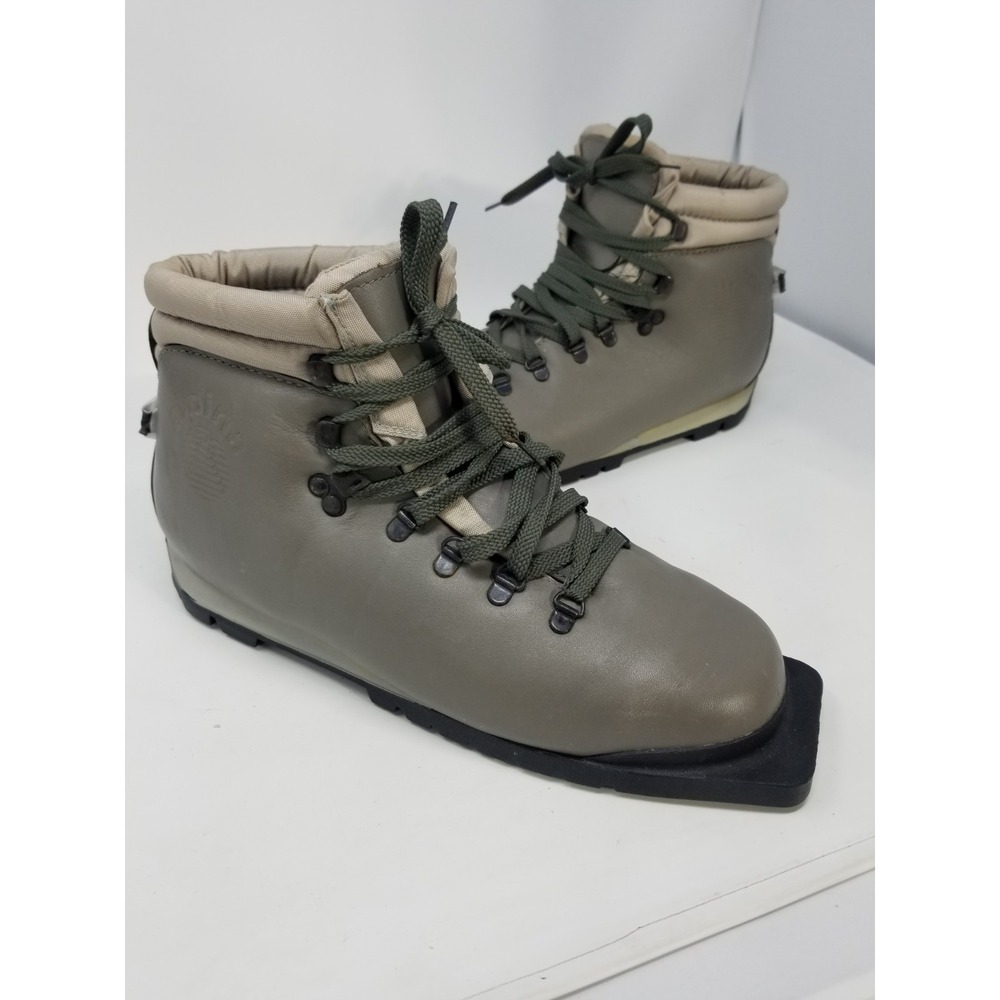 Alpina Boots Blazer Cross Country Nordic Ski Athletic 5107-0 Gray Vibram Sz 42